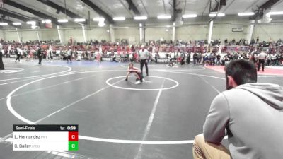 40 lbs Semifinal - Leticia Hernandez, PV Youth Wrestling vs Carson Bailey, Stout Wr Acd