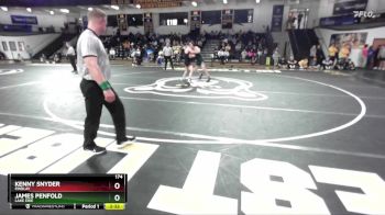 174 lbs Cons. Semi - Kenny Snyder, Findlay vs James Penfold, Lake Erie