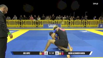 Jacob Alexander Garcia vs Joel Lopez 2025 Pan IBJJF Jiu-Jitsu No-Gi Championship