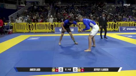 Ameer Ladd vs Jeffrey J Larsen 2025 Pan IBJJF Jiu-Jitsu No-Gi Championship