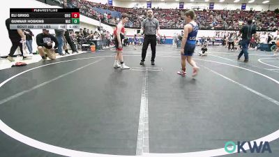 110 lbs Consi Of 4 - Eli Grigg, Chickasha Youth Wrestling vs Gunnar Hoskins, Norman Grappling Club