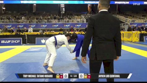 Jayden Luis Quintanal vs Troy Michael Taitano Rosario 2026 Pan Jiu Jitsu IBJJF Championship