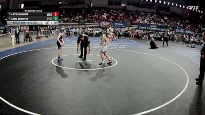 D 3 106 lbs 5th Place Match - Cael Martin, Patrick Taylor - Science/Tech. vs Hays Knight, Dunham