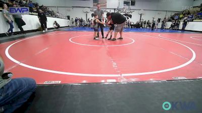55 lbs Quarterfinal - Jaxon McGlasson, Vinita Kids Wrestling vs Callan Sommer, Miami