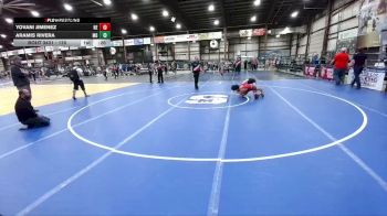 120 lbs 2nd Place Match - Aramis Rivera, Montana Disciples vs Yovani Jimenez, Nebraska Elite