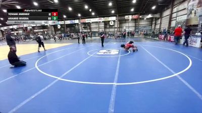 120 lbs 2nd Place Match - Aramis Rivera, Montana Disciples vs Yovani Jimenez, Nebraska Elite