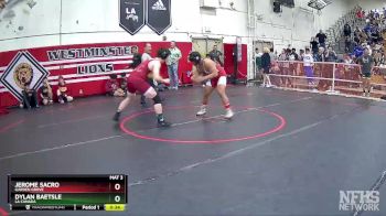 182 lbs Cons. Round 2 - Jerome Sacro, Garden Grove vs Dylan Baetsle, La Canada