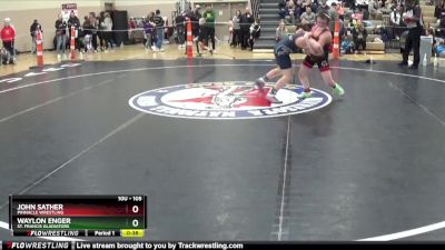 105 lbs Quarterfinal - John Sather, Pinnacle Wrestling vs Waylon Enger, St. Francis Gladiators