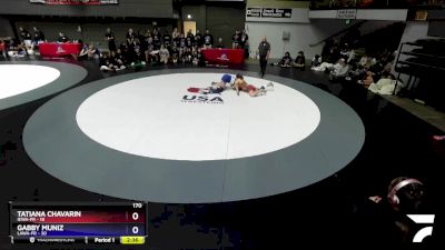 170 lbs Round 3 (16 Team) - Tatiana Chavarin, IEWA-FR vs Gabby Muniz, LAWA-FR