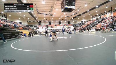 140 lbs Consi Of 4 - Mackynzie Jim, Tecumseh HS Girls vs Jaden Jackson, Pryor MS Girls