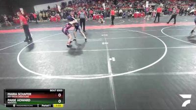 152 lbs Cons. Round 3 - Paige Howard, Nekoosa vs Maria Schafer, IGH Youth Wrestling