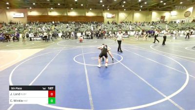 87 lbs 5th Place - Joseph Land, Ruby Mountain WC vs Chase Winkle, Mat Demon WC