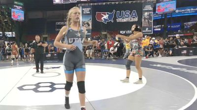 135 lbs Champ. Rd Of 64 - Aryanna Geiger, Illinois vs Charlotte Osborn, Utah