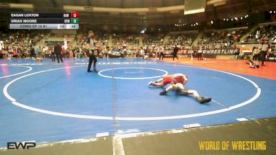 49 lbs Consi Of 16 #1 - Eagan Luxton, RAW Wrestling Club vs Uriah Moore, Harrison Youth Wrestling