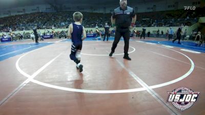 49 lbs Round Of 32 - Nash Davis, Choctaw Ironman Youth Wrestling vs Samuel Murray, Marlow Outlaws