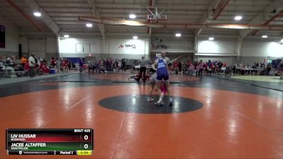 120 lbs Cons. Round 4 - Liv Hussar, ROSSFORD vs Jacee Altaffer, MONTPELIER