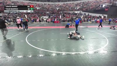 65 lbs Cons. Round 2 - Grace Mikrot, Northwestern vs Tulsi Majetich, Big Water