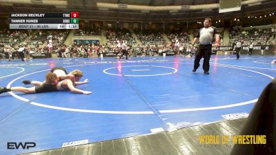 96 lbs Round Of 32 - Jackson Beckley, Team Tulsa Wrestling Club vs Tanner Kunze, Salem Elite Mat Club