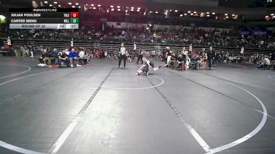 80 lbs Round Of 32 - Julian Poulsen, Yale Street vs Carter Meng, Williamstown Braves