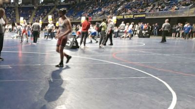157 lbs Semifinal - Xander Johnston, Meyersdale vs Gannon Beach, Dallastown
