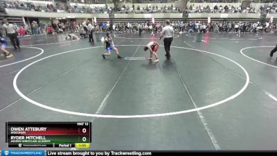 80 lbs Champ. Round 1 - Owen Attebury, Wisconsin vs Ryder Mitchell, Askren Wrestling Academy