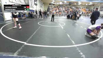 125 lbs Cons. Round 4 - Sussette Bell, Rancho Cucamonga vs Aryanna Garcia, Etiwanda