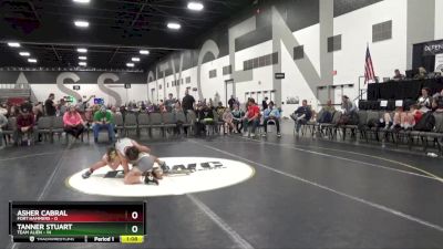 100 lbs Round 2 (8 Team) - Asher Cabral, Fort Hammers vs Tanner Stuart, Team Alien