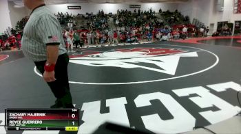 144 lbs Champ. Round 2 - Royce Guerrero, Fort Lupton vs Zachary Majernik, Smoky Hill