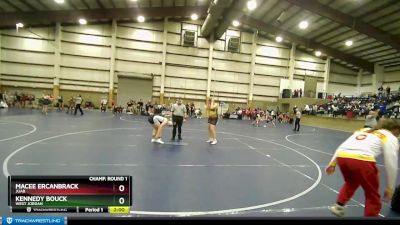 190 lbs Champ. Round 1 - Kennedy Bouck, West Jordan vs Macee Ercanbrack, Juab