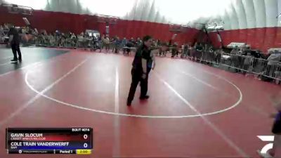 58 lbs Round 2 - Gavin Slocum, Cadott Wrestling Club vs Cole Train Vanderwerff, BAM