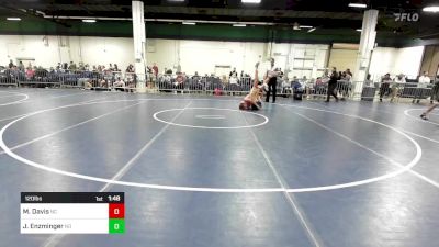 120 lbs Round Of 128 - Max Davis, NC vs Joey Enzminger, ND