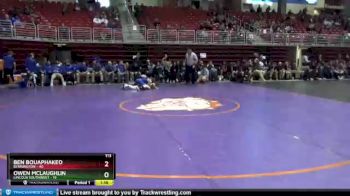 113 lbs Round 3 (8 Team) - Owen McLaughlin, Lincoln Southwest vs Ben Bouaphakeo, Bennington