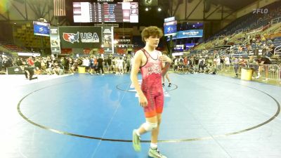 132 lbs Consolation - Grayson Fuchs, MI vs Gavin Mangano, NY