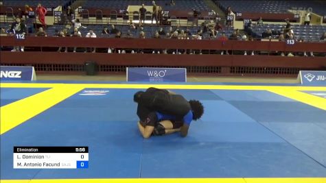 Legend Dominion vs Marcos Antonio Facundo 2024 Pan IBJJF Jiu-Jitsu No-Gi Championship