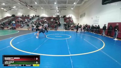 120 lbs Cons. Semi - Barrett Green, Thunder Basin vs Levi Gale, Riverton