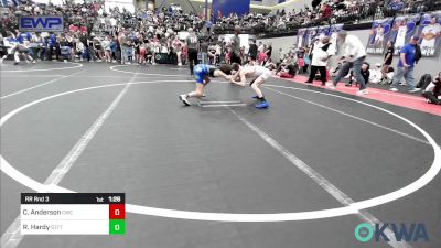 80 lbs Rr Rnd 3 - Calib Anderson, Cowboy Wrestling Club vs Rhett Hardy, Standfast