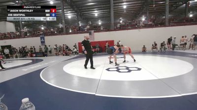 70 kg Cons. Rd Of 64 - Jason Worthley, Brunson UVRTC vs Joe Sentipal, Hilltopper Wrestling Club