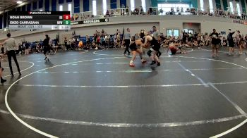 120 lbs Cons. Round 4 - Noah Brown, Davenport Broncos vs Enzo Carrazana, Maximum Performance Wrestling