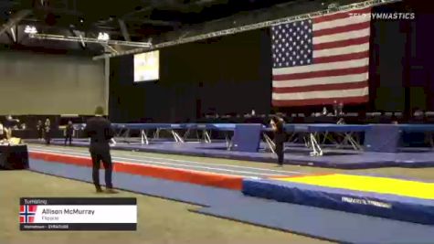 Allison McMurray - Tumbling, Flipside - 2021 USA Gymnastics Championships