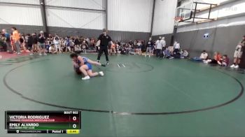 133-144 lbs Round 3 - Victoria Rodriguez, Thunder Mountain Wrestling Club vs Emily Alvardo, Hillsboro Mat Club