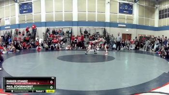 78 lbs Round 1 (3 Team) - Parker Stanisz, Bulldog Premier Wrestling Club vs Paul Schornhorst, Noblesville Wrestling Club