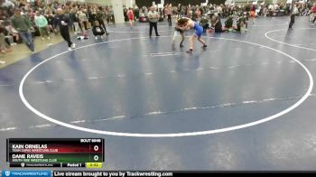 120 lbs Cons. Round 2 - Dane Raveis, South Side Wrestling Club vs Kain Ornelas, Team Zapas Wrestling Club