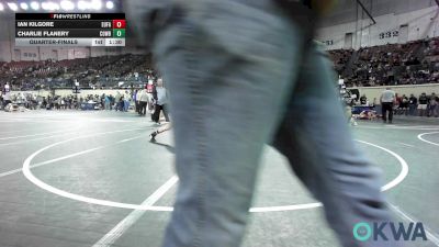 86 lbs Quarterfinal - Ian Kilgore, Eufaula Ironheads Wrestling Club vs Charlie Flanery, Cowboy Wrestling Club