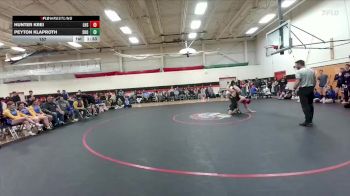157 lbs Round 1 (4 Team) - Peyton Klaproth, Shoshoni vs Hunter Krei, Lovell High School
