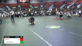 140 lbs Cons. Semi - David McClelland, CP Wrestling vs Ayson Rice, Legends Of Gold