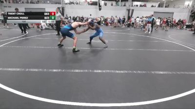 150 lbs Semis & 1st Wrestleback (8 Team) - Michael Perez, Mat Assassins Red vs Trent Croll, Grit Mat Club Red