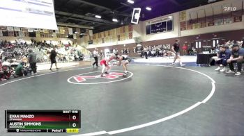 165 lbs 3rd Place Match - Evan Manzo, Etiwanda vs Austin Simmons, Bakersfield