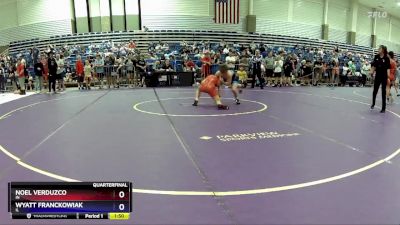 119 lbs Quarterfinal - Noel Verduzco, IN vs Wyatt Franckowiak, IL