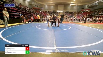 45 lbs Final - Danger Welch, Independent vs Caulyer Cassity, Barnsdall Youth Wrestling