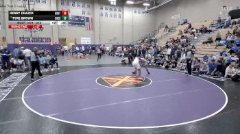 215 lbs 3rd Place Match - Tyre Brown, Chattanoogan Christian vs Henry Drazek, Brentwood